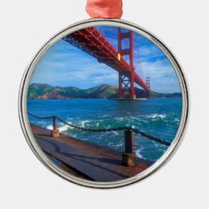 Golden Gate Bridge, Californië Metalen Ornament