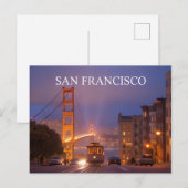 Golden Gate Bridge Californië - San Francisco Briefkaart (Voorkant / Achterkant)