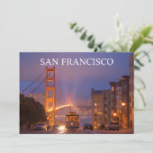 Golden Gate Bridge Californië - San Francisco Feestdagenkaart (Staand voorkant)