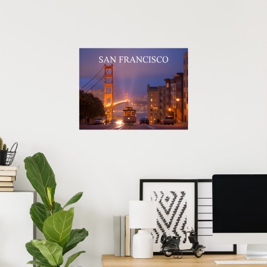 Golden Gate Bridge Californië - San Francisco Poster (Thuiskantoor)