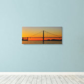 Golden Gate Bridge Canvas Afdruk (Insitu (Houten vloer))