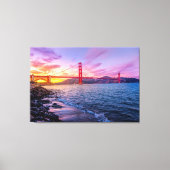 Golden Gate Bridge Canvas Afdruk (Voorkant)