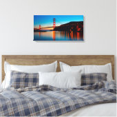 Golden Gate Bridge Canvas Afdruk (Insitu (Slaapkamer))