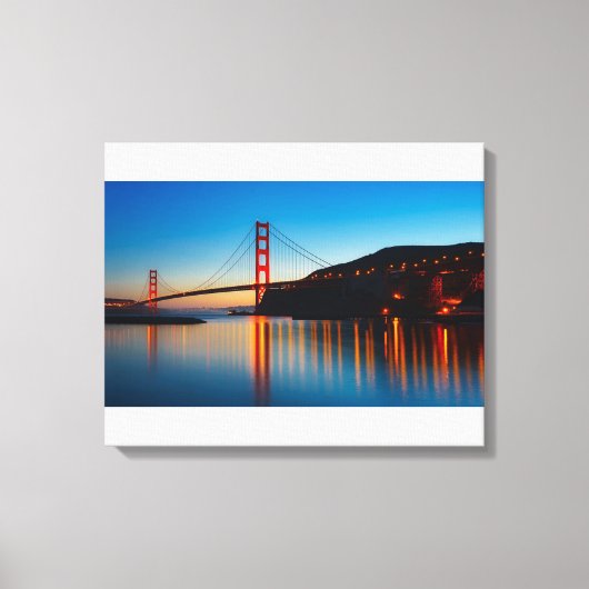 Golden Gate Bridge Canvas Afdruk (Voorkant)