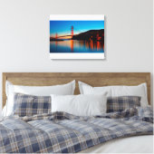 Golden Gate Bridge Canvas Afdruk (Insitu (Slaapkamer))