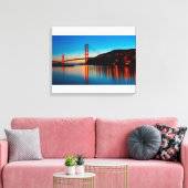Golden Gate Bridge Canvas Afdruk (Insitu (Woonkamer))