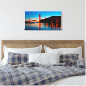 Golden Gate Bridge Canvas Afdruk (Insitu (Slaapkamer))