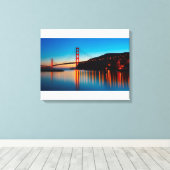 Golden Gate Bridge Canvas Afdruk (Insitu (Houten vloer))