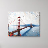 Golden Gate Bridge Canvas Muurkunst (Voorkant)
