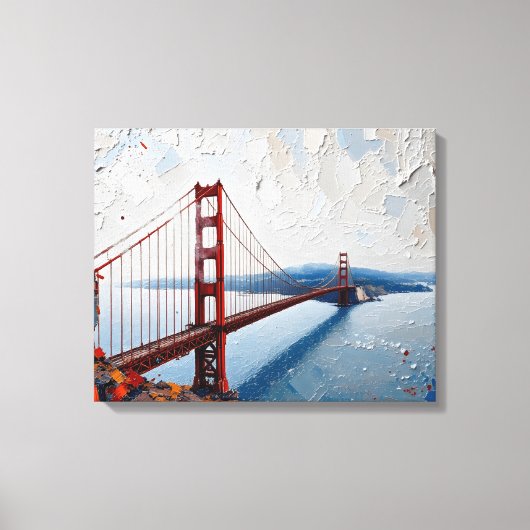 Golden Gate Bridge Canvas Muurkunst Afdruk (Voorkant)