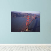Golden Gate Bridge Canvasprint Canvas Afdruk (Insitu (Houten vloer))