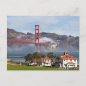 Golden Gate Bridge Coast Guard Station Briefkaart (Voorkant)