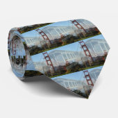 Golden Gate Bridge collage met cablecar 2.jpg Stropdas (Opgerold)