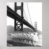 Golden Gate Bridge Dancers Poster (Voorkant)