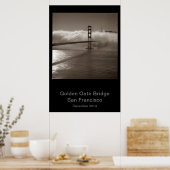 Golden Gate Bridge Dec 2015 #1 Poster (Keuken)