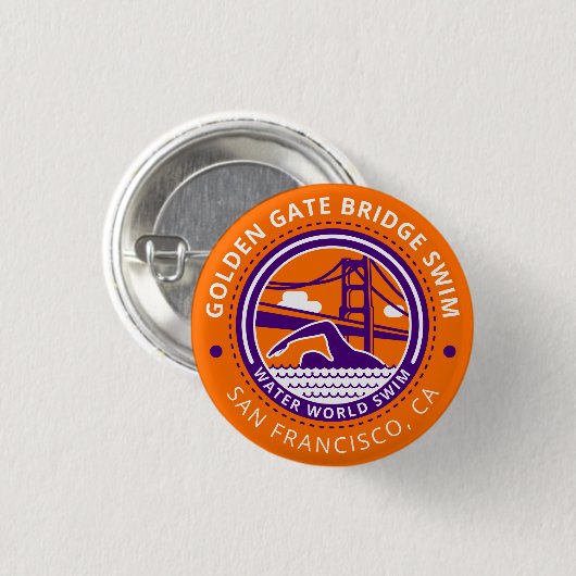 Golden Gate Bridge-draaiknop Ronde Button 3,2 Cm (Voorkant /achterkant)