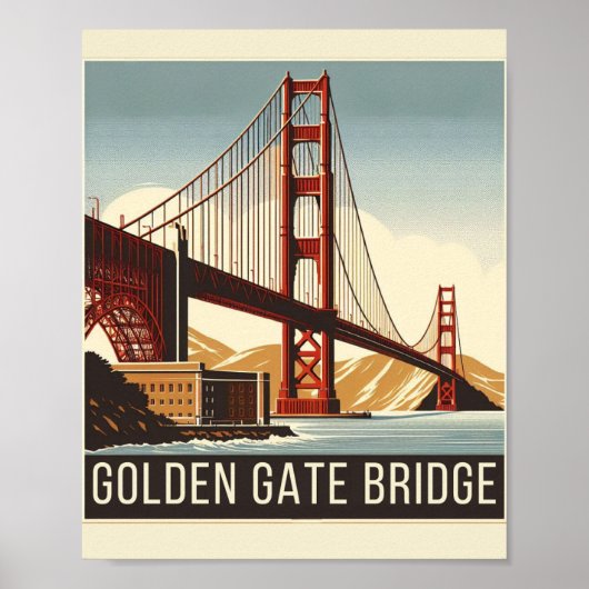 Golden Gate Bridge - Een tijdloos icoon van San Fr Poster (Voorkant)