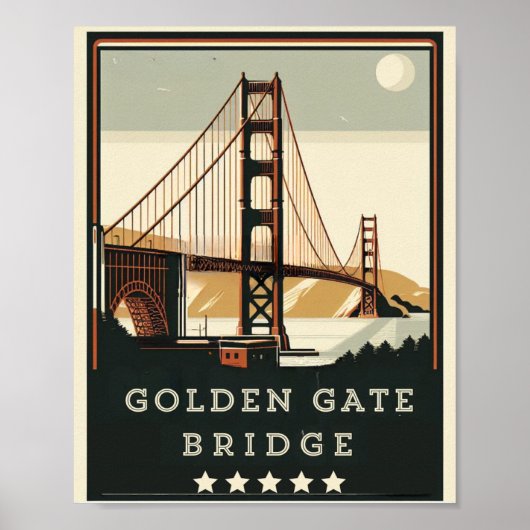 Golden Gate Bridge - Een tijdloos icoon van San Fr Poster (Voorkant)