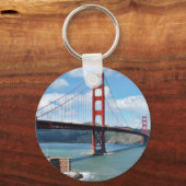 Golden Gate Bridge en Fort Point in San Francisco Sleutelhanger (Voorkant)