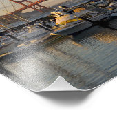 Golden Gate Bridge en San Francisco 2 Foto Afdruk (Hoek)