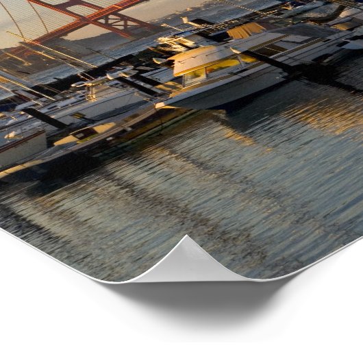 Golden Gate Bridge en San Francisco 2 Poster (Hoek)