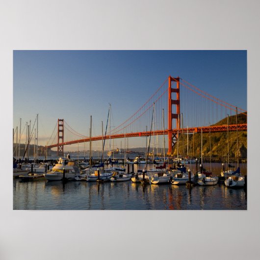 Golden Gate Bridge en San Francisco 2 Poster (Voorkant)