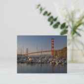 Golden Gate Bridge en San Francisco 4 Briefkaart (Staand voorkant)