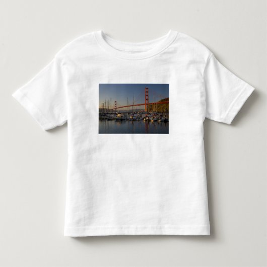 Golden Gate Bridge en San Francisco 4 Kinder Shirts (Voorkant)