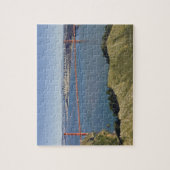 Golden Gate Bridge en San Francisco. 4 Legpuzzel (Verticaal)