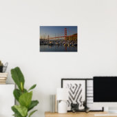 Golden Gate Bridge en San Francisco 4 Poster (Thuiskantoor)