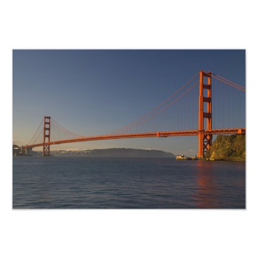 Golden Gate Bridge en San Francisco 5 Foto Afdruk (Voorkant)