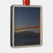 Golden Gate Bridge en San Francisco 5 Metalen Ornament (Rechts)