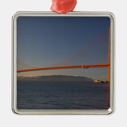 Golden Gate Bridge en San Francisco 5 Metalen Ornament (Voorkant)