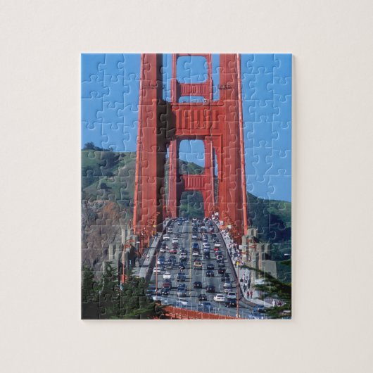 Golden Gate bridge en San Francisco Bay Legpuzzel (Verticaal)