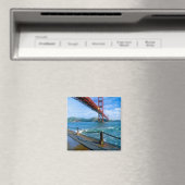 Golden Gate bridge en San Francisco Bay Magneet (Insitu (Vaatwasser))