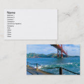 Golden Gate bridge en San Francisco Bay Visitekaartje (Voorkant / Achterkant)