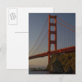 Golden Gate Bridge en San Francisco Briefkaart (Voorkant / Achterkant)