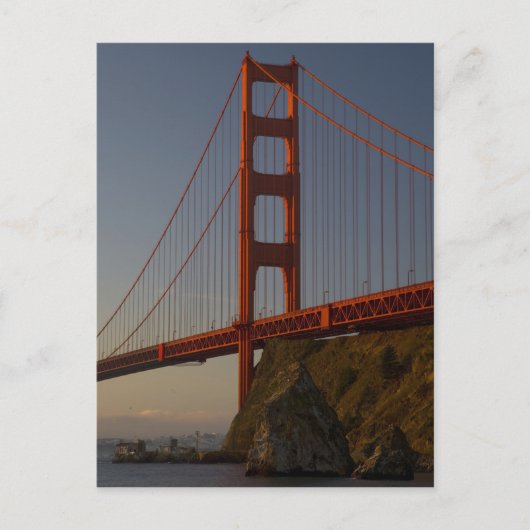 Golden Gate Bridge en San Francisco Briefkaart (Voorkant)