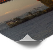 Golden Gate Bridge en San Francisco Poster (Hoek)