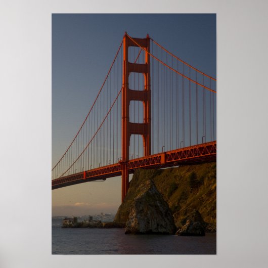 Golden Gate Bridge en San Francisco Poster (Voorkant)