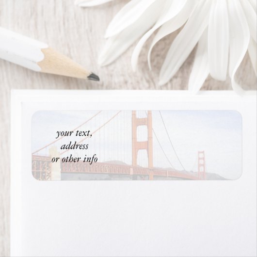 Golden Gate Bridge Etiket (Insitu)