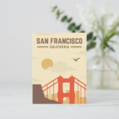  Golden Gate Bridge Feestdagenkaart (Staand voorkant)