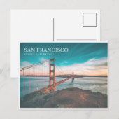 Golden Gate Bridge Feestdagenkaart (Voorkant / Achterkant)