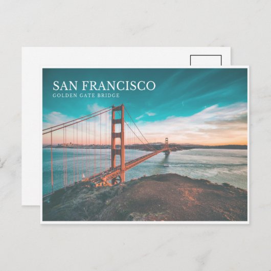 Golden Gate Bridge Feestdagenkaart (Voorkant / Achterkant)