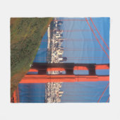 Golden Gate Bridge Fleece Deken (Voorkant (Horizontaal))