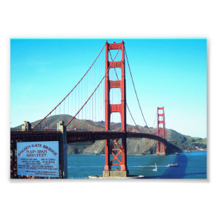 Golden Gate Bridge Foto Afdruk