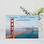 Golden Gate Bridge Foto - Save the Date (Staand voorkant)