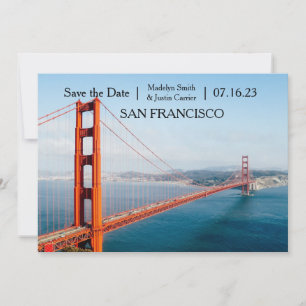 Golden Gate Bridge Foto - Save the Date