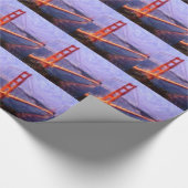 Golden Gate Bridge — gemengde media schilderen Cadeaupapier (Hoek)