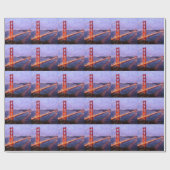 Golden Gate Bridge — gemengde media schilderen Cadeaupapier (Vlak)
